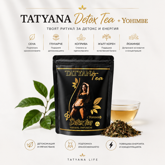 Tatyana Detox Tea + Yohimbe (Чай Детокс) (Плик) 🫖😈