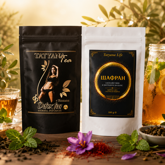Detox Tea + Saffron Tea